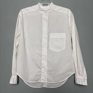 Equipment Femme Womens Button Down White Shirt Cotton Long Sleeve XS Extra Small